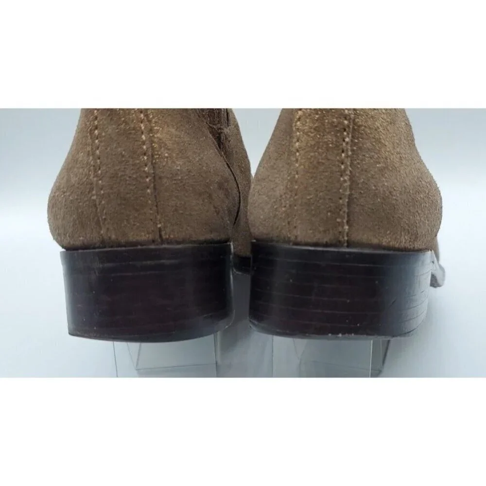 Tory Burch Wade Chelsea Gold Shimmer Leather Ankle Boot Women's 9M /40